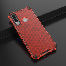 Заредете изображение във визуализатора на галерията – Honeycomb Case armor cover with TPU Bumper for Huawei Y6p red - TopMag
