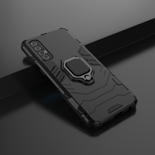Заредете изображение във визуализатора на галерията – Ring Armor Case Kickstand Tough Rugged Cover for Oppo Reno3 Pro black - TopMag
