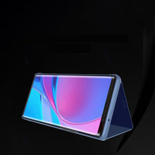 Заредете изображение във визуализатора на галерията – Clear View Case cover for Huawei Y6p blue - TopMag

