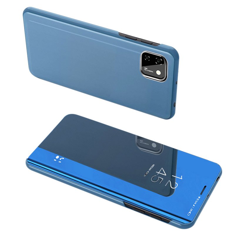 Clear View Case cover for Huawei Y5p blue - TopMag