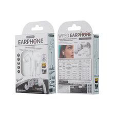 Заредете изображение във визуализатора на галерията – WK Design Earphone 3,5 mm mini jack white (Y31 3.5mm white) - TopMag
