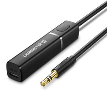 Заредете изображение във визуализатора на галерията – Ugreen Bluetooth 5.0 transmitter wireless audio adapter 3.5 mm mini jack black (40761 CM107) - TopMag
