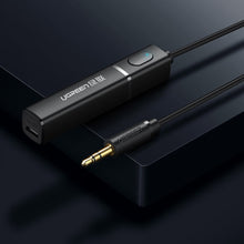 Заредете изображение във визуализатора на галерията – Ugreen Bluetooth 5.0 transmitter wireless audio adapter 3.5 mm mini jack black (40761 CM107) - TopMag
