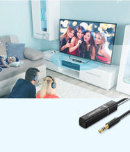 Заредете изображение във визуализатора на галерията – Ugreen Bluetooth 5.0 transmitter wireless audio adapter 3.5 mm mini jack black (40761 CM107) - TopMag
