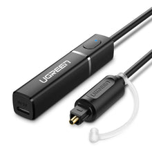 Заредете изображение във визуализатора на галерията – Ugreen Bluetooth 4.2 transmitter Toslink wireless audio adapter black (50213 CM150) - TopMag
