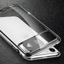 Заредете изображение във визуализатора на галерията – Wozinsky Magnetic Cam Slider Case Full Body Cover built-in front glass lens rotector for Huawei P40 black - TopMag
