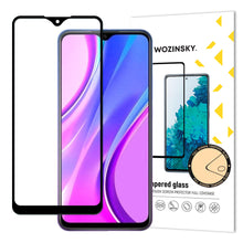 Заредете изображение във визуализатора на галерията – Wozinsky Tempered Glass Full Glue Super Tough Screen Protector Full Coveraged with Frame Case Friendly for Xiaomi Redmi 9 black - TopMag
