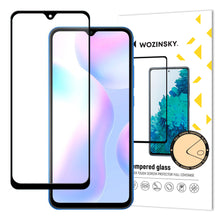 Заредете изображение във визуализатора на галерията – Wozinsky Tempered Glass Full Glue Super Tough Screen Protector Full Coveraged with Frame Case Friendly for Xiaomi Redmi 9A / Redmi 9C black - TopMag
