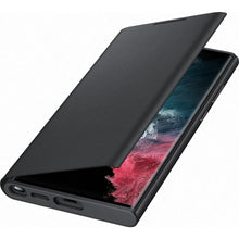 Заредете изображение във визуализатора на галерията – Samsung LED View Cover case with LED display for Samsung Galaxy S22 Ultra black (EF-NS908PBEGEE)
