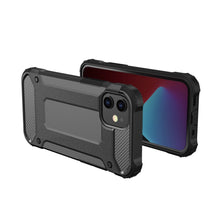 Заредете изображение във визуализатора на галерията – Hybrid Armor Case Tough Rugged Cover for iPhone 12 Pro / iPhone 12 black - TopMag
