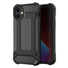 Заредете изображение във визуализатора на галерията – Hybrid Armor Case Tough Rugged Cover for iPhone 12 Pro / iPhone 12 black - TopMag
