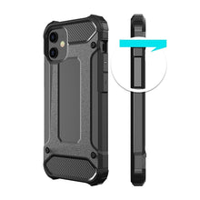Заредете изображение във визуализатора на галерията – Hybrid Armor Case Tough Rugged Cover for iPhone 12 Pro / iPhone 12 black - TopMag
