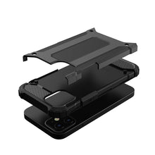 Заредете изображение във визуализатора на галерията – Hybrid Armor Case Tough Rugged Cover for iPhone 12 Pro / iPhone 12 black - TopMag
