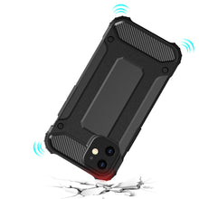 Заредете изображение във визуализатора на галерията – Hybrid Armor Case Tough Rugged Cover for iPhone 12 Pro / iPhone 12 black - TopMag

