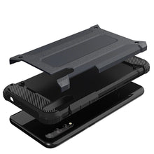 Заредете изображение във визуализатора на галерията – Hybrid Armor Case Tough Rugged Cover for Huawei P Smart S / Y8p black - TopMag
