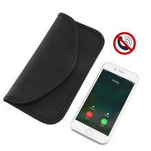 Заредете изображение във визуализатора на галерията – Anti-theft Case for Car Keys Phone Radio Blocking Faraday Box Faraday Cage 20cm x 11cm Black - TopMag
