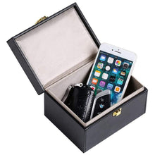 Заредете изображение във визуализатора на галерията – Signal blocking chest Radio blocking Faraday Box for car keys smartphone black - TopMag
