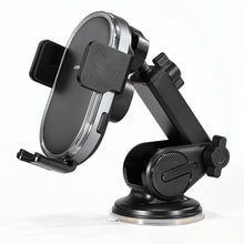 Заредете изображение във визуализатора на галерията – Joyroom car holder with 15W inductive charger for dashboard black (JR-ZS299)
