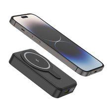 Заредете изображение във визуализатора на галерията – Amazing Thing Power bank 10000mAh TPM10KSBK - USB + Type C - magnetic with induction charger black
