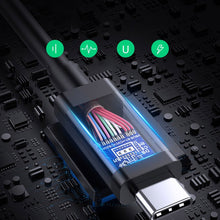 Заредете изображение във визуализатора на галерията – Ugreen cable USB Type C - USB Type C (Thunderbolt 3 - 40 Gbps / USB 3.2 Gen 2) Quick Charge Power Delivery 100 W 5 A 2 m black (US341 70952) - TopMag
