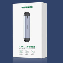 Заредете изображение във визуализатора на галерията – Ugreen M.2 SSD bay USB Type C 3.2 Gen 1 (SuperSpeed USB 5 Gbps) B key gray (CM298 70533) - TopMag
