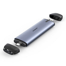 Заредете изображение във визуализатора на галерията – Ugreen M.2 SSD bay USB Type C 3.2 Gen 1 (SuperSpeed USB 5 Gbps) B key gray (CM298 70533) - TopMag
