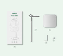 Заредете изображение във визуализатора на галерията – Ugreen adjustable headphone stand silver (LP143 80701) - TopMag
