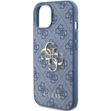 Заредете изображение във визуализатора на галерията – Original Case GUESS hardcase 4G Big Metal Logo GUHCP15S4GMGBL for Iphone 13-14/15 blue
