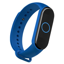 Заредете изображение във визуализатора на галерията – Replacement Silicone Wristband Strap Bracelet Bangle Bracelet for Xiaomi Mi Band 5 Dark Blue - TopMag
