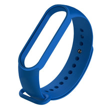 Заредете изображение във визуализатора на галерията – Replacement Silicone Wristband Strap Bracelet Bangle Bracelet for Xiaomi Mi Band 5 Dark Blue - TopMag
