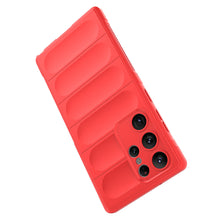 Заредете изображение във визуализатора на галерията – Magic Shield Case for Samsung Galaxy S23 Ultra flexible armored cover red
