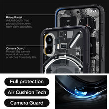 Заредете изображение във визуализатора на галерията – Spigen Ultra Hybrid case for Nothing Phone 2 - gray and black
