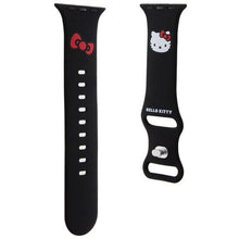 Заредете изображение във визуализатора на галерията – Hello Kitty Silicone Kitty Head strap for Apple Watch 38/40/41mm - black
