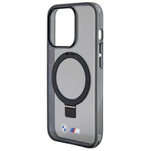 Заредете изображение във визуализатора на галерията – BMW Ring Stand M Collection MagSafe case for iPhone 15 Pro Max - black
