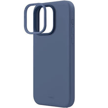 Заредете изображение във визуализатора на галерията – Uniq Lino Hue iPhone 15 Pro Max 6.7" case Magclick Charging navy blue/navy blue
