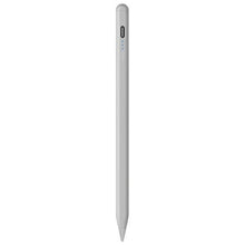 Заредете изображение във визуализатора на галерията – Uniq Pixo Lite case with magnetic stylus for iPad, grey/chalk grey
