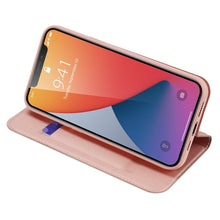 Заредете изображение във визуализатора на галерията – DUX DUCIS Skin Pro Bookcase type case for iPhone 12 Pro Max pink - TopMag
