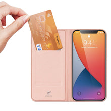 Заредете изображение във визуализатора на галерията – DUX DUCIS Skin Pro Bookcase type case for iPhone 12 Pro Max pink - TopMag
