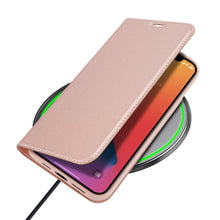 Заредете изображение във визуализатора на галерията – DUX DUCIS Skin Pro Bookcase type case for iPhone 12 Pro Max pink - TopMag
