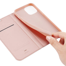 Заредете изображение във визуализатора на галерията – DUX DUCIS Skin Pro Bookcase type case for iPhone 12 Pro Max pink - TopMag
