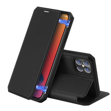 Заредете изображение във визуализатора на галерията – DUX DUCIS Skin X Bookcase type case for iPhone 12 Pro Max black - TopMag
