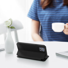 Заредете изображение във визуализатора на галерията – DUX DUCIS Skin X Bookcase type case for iPhone 12 Pro Max black - TopMag
