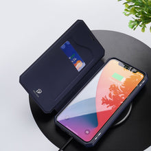 Заредете изображение във визуализатора на галерията – DUX DUCIS Skin X Bookcase type case for iPhone 12 Pro Max blue - TopMag
