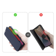 Заредете изображение във визуализатора на галерията – DUX DUCIS Skin X Bookcase type case for iPhone 12 Pro Max blue - TopMag
