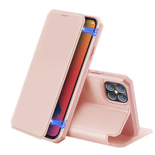 Заредете изображение във визуализатора на галерията – DUX DUCIS Skin X Bookcase type case for iPhone 12 Pro Max pink - TopMag
