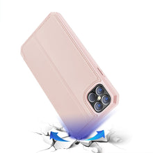 Заредете изображение във визуализатора на галерията – DUX DUCIS Skin X Bookcase type case for iPhone 12 Pro Max pink - TopMag
