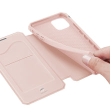 Заредете изображение във визуализатора на галерията – DUX DUCIS Skin X Bookcase type case for iPhone 12 Pro Max pink - TopMag
