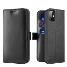 Заредете изображение във визуализатора на галерията – Dux Ducis Kado Bookcase wallet type case for iPhone 12 mini black - TopMag
