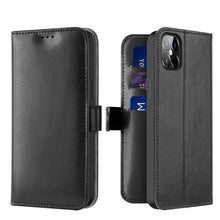 Заредете изображение във визуализатора на галерията – Dux Ducis Kado Bookcase wallet type case for iPhone 12 Pro Max black - TopMag
