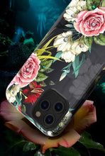 Заредете изображение във визуализатора на галерията – Kingxbar Forest glowing in the dark case decorated with original Swarovski crystals iPhone 11 Pro purple - TopMag
